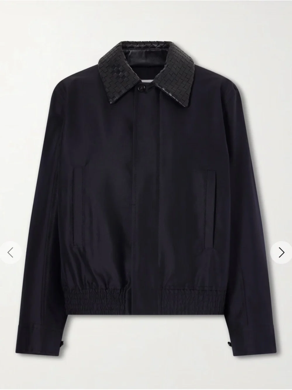 Bottega Veneta Black Quilted Removable Leather Collar Jacket - Size XL/IT 56 - Picture 3 of 10